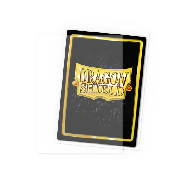 Dragon Shield Standard Size Matte Sleeves - Clear Non-Glare - 100 Count - Deck Out Gaming