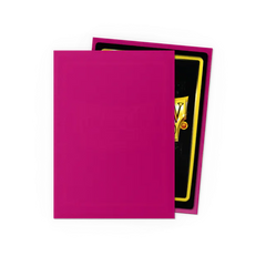 Dragon Shield Standard Size Matte Sleeves - Magenta - 100 Count - Deck Out Gaming
