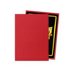 Dragon Shield Standard Size Matte Sleeves - Ruby - 100 Count - Deck Out Gaming