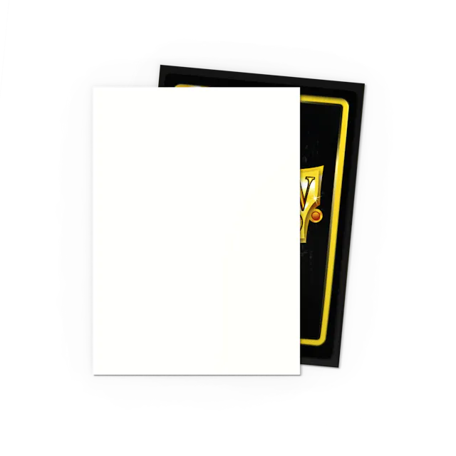 Dragon Shield Standard Size Dual Matte Sleeves - Snow - 100 Count - Deck Out Gaming