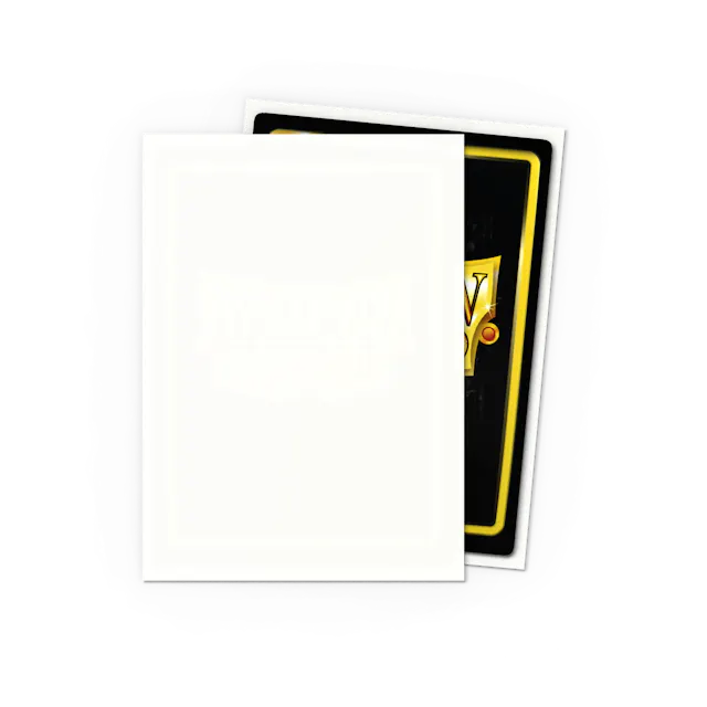 Dragon Shield Standard Size Matte Sleeves - White - 100 Count - Deck Out Gaming