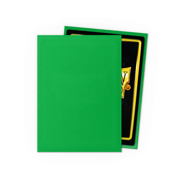 Dragon Shield Standard Size Matte Sleeves - Apple Green - 100 Count