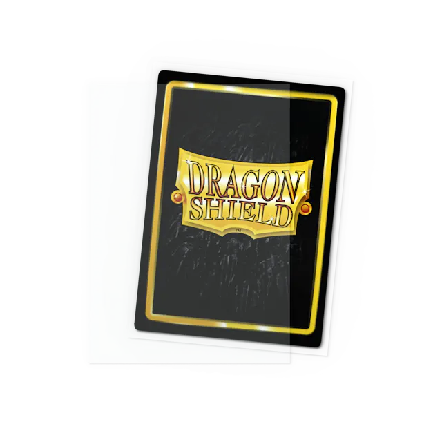 Dragon Shield Standard Size Matte Sleeves - Clear - 100 Count - Deck Out Gaming