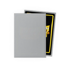 Dragon Shield Standard Size Matte Sleeves - Silver - 100 Count - Deck Out Gaming