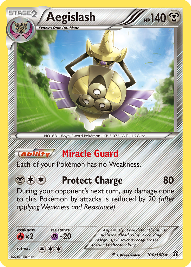 Aegislash (100) [XY - Primal Clash] - Deck Out Gaming