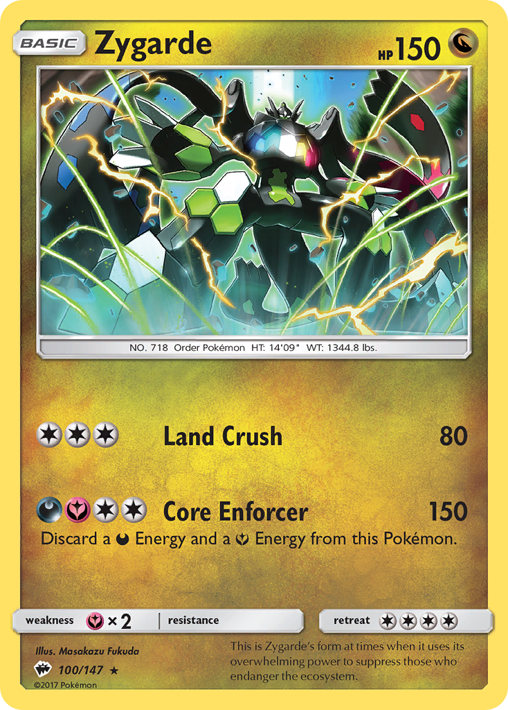 Zygarde (100) [SM - Burning Shadows] Reverse Holofoil - Deck Out Gaming