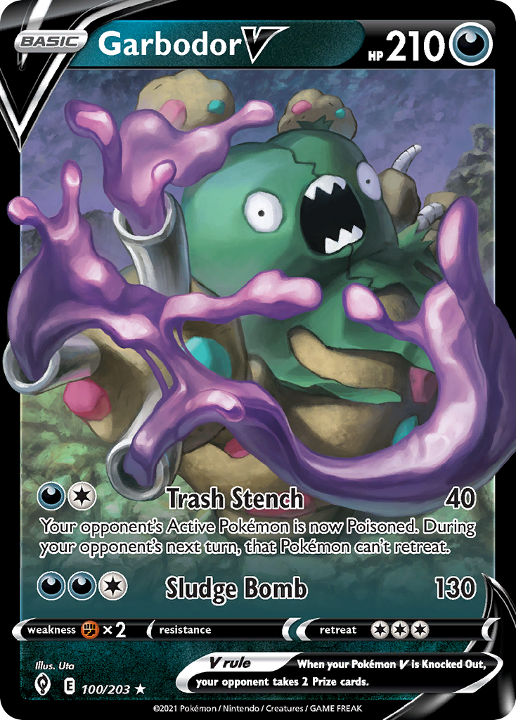 Garbodor V (100/203) [Sword & Shield: Evolving Skies] - Deck Out Gaming