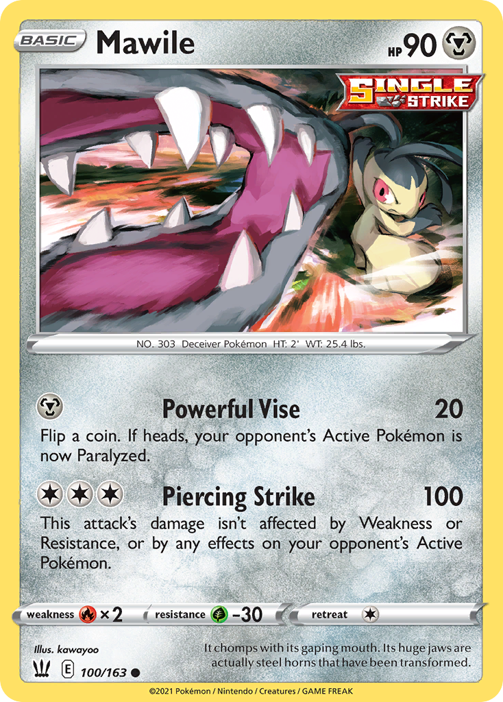 Mawile [SWSH05: Battle Styles] Reverse Holofoil - Deck Out Gaming