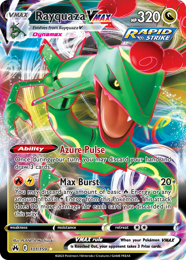 Rayquaza VMAX (101/159) (101) [Sword & Shield: Crown Zenith] - Deck Out Gaming