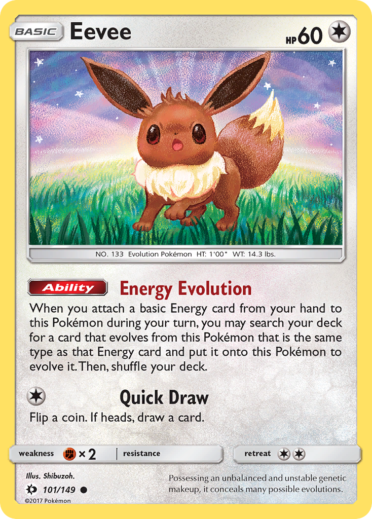 Eevee (101) [SM Base Set] - Deck Out Gaming