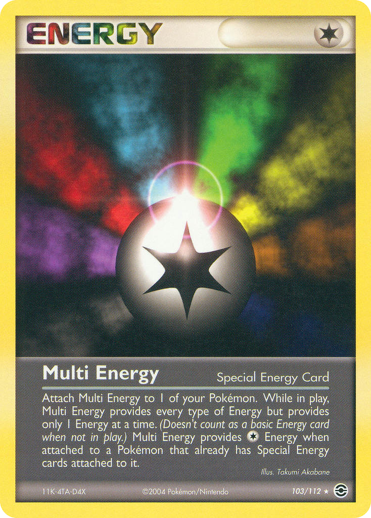 Multi Energy (103) [FireRed & LeafGreen] Reverse Holofoil