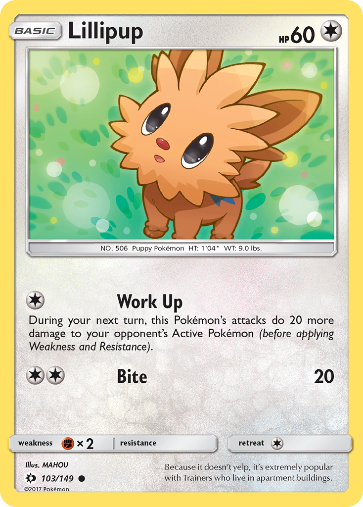 Lillipup (103) [SM Base Set] - Deck Out Gaming