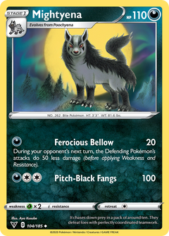 Mightyena [SWSH04: Vivid Voltage] Reverse Holofoil - Deck Out Gaming