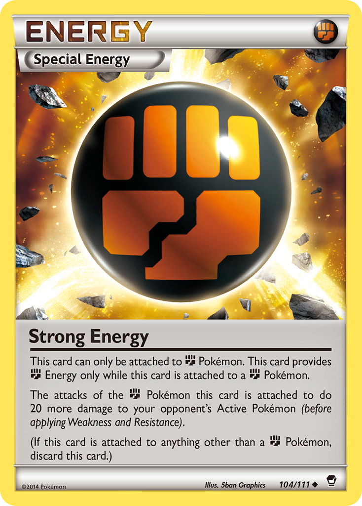 Strong Energy (104) [XY - Furious Fists] Reverse Holofoil - Deck Out Gaming