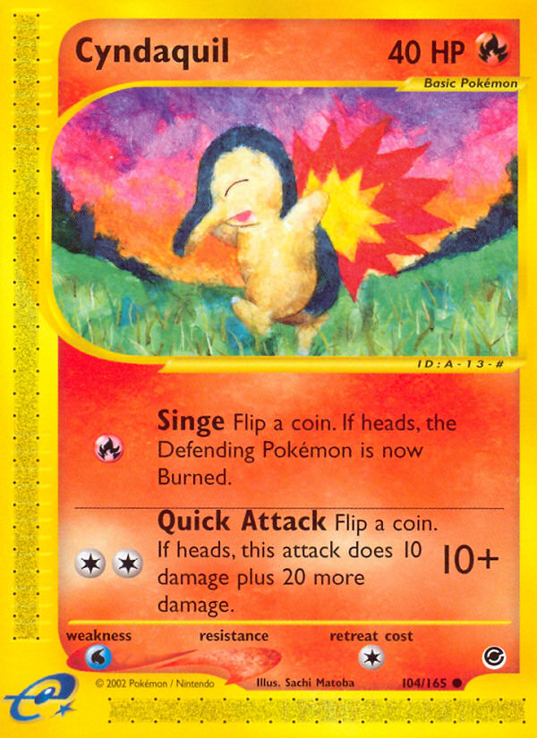Cyndaquil (104) (104) [Expedition] Reverse Holofoil