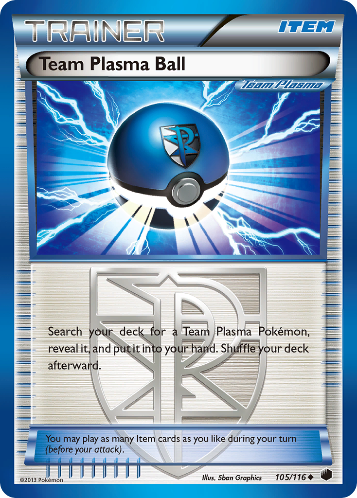 Team Plasma Ball (Team Plasma) (105) [Plasma Freeze] Reverse Holofoil - Deck Out Gaming