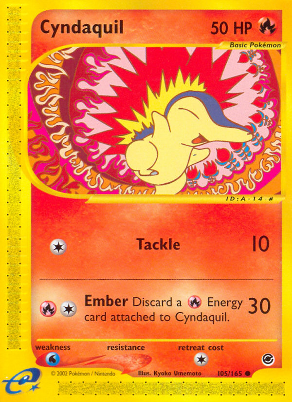 Cyndaquil (105) (105) [Expedition] Reverse Holofoil