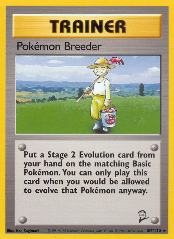 Pokemon Breeder (105) [Base Set 2] - Deck Out Gaming