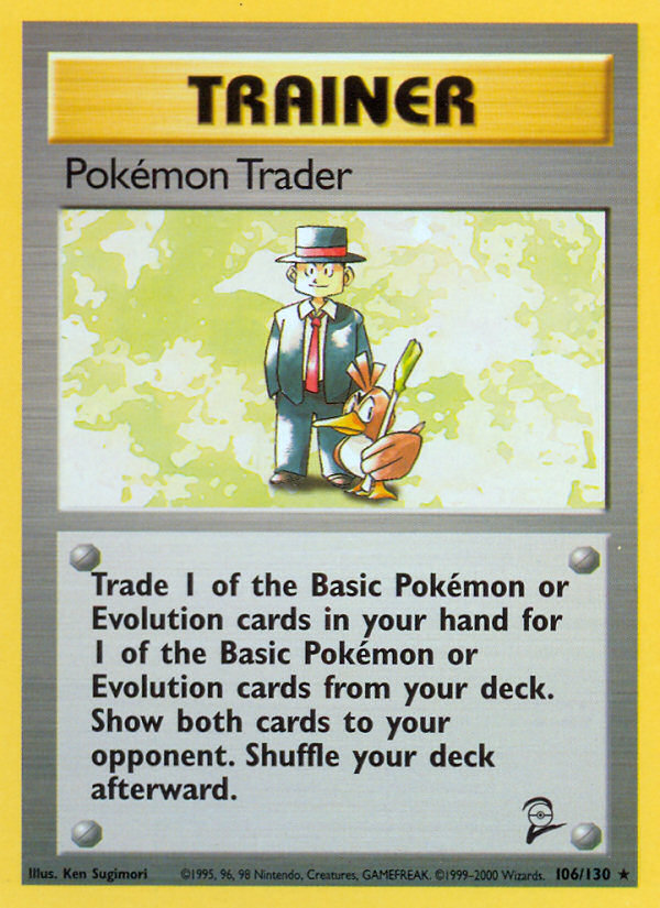 Pokemon Trader (106) [Base Set 2] - Deck Out Gaming