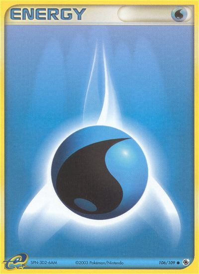 Water Energy (106) [Ruby and Sapphire] Reverse Holofoil - Deck Out Gaming