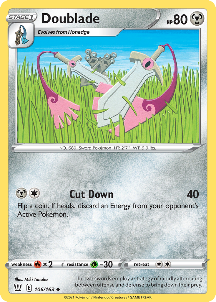 Doublade [SWSH05: Battle Styles] Reverse Holofoil - Deck Out Gaming