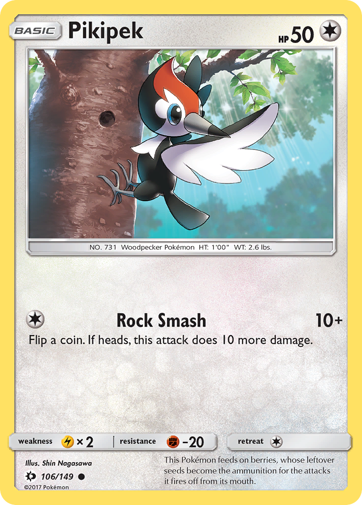 Pikipek (106) [SM Base Set] Reverse Holofoil - Deck Out Gaming