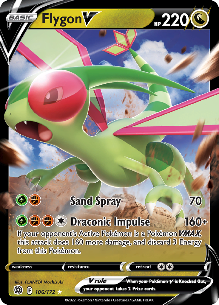 Flygon V (106/172) [Sword & Shield: Brilliant Stars] - Deck Out Gaming