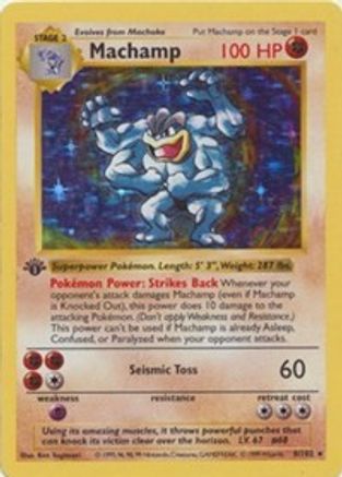 Machamp (8/102) (Shadowless) [Base Set 1st Edition] - Deck Out Gaming