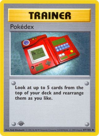 Pokedex (87) [Base Set (Shadowless)] Unlimited - Deck Out Gaming