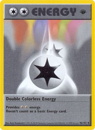 Double Colorless Energy (96) [Base Set (Shadowless)] 1st Edition