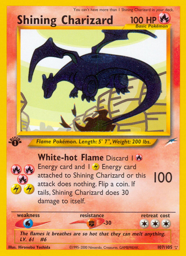 Shining Charizard (107/105) [Neo Destiny 1st Edition] - Deck Out Gaming