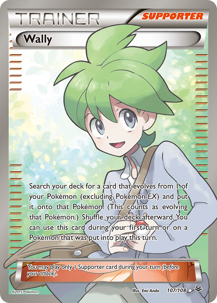 Wally (107 Full Art) (107) [XY - Roaring Skies] - Deck Out Gaming