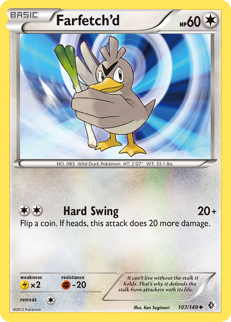 Farfetch'd (107) [Boundaries Crossed] Reverse Holofoil - Deck Out Gaming