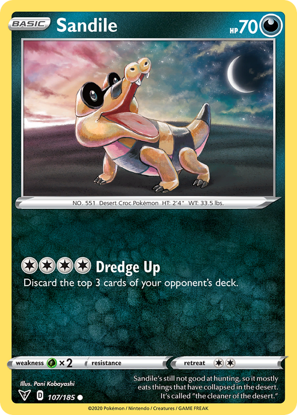 Sandile [SWSH04: Vivid Voltage] - Deck Out Gaming