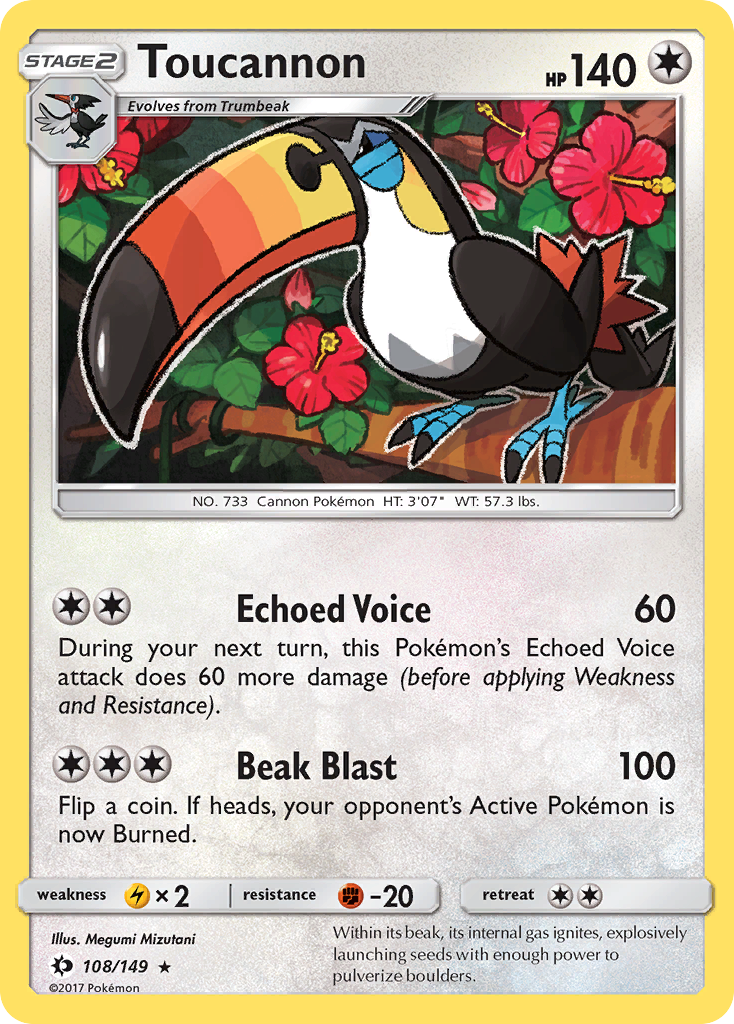 Toucannon (108) [SM Base Set] - Deck Out Gaming