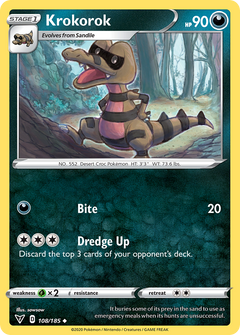 Krokorok [SWSH04: Vivid Voltage] Reverse Holofoil - Deck Out Gaming