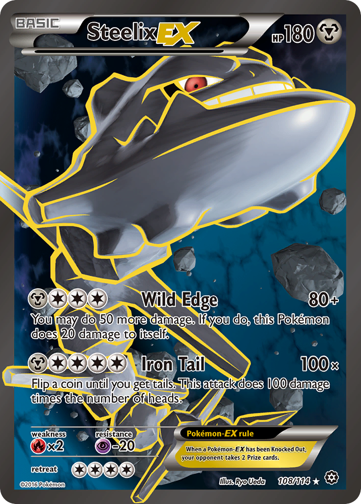 Steelix EX (Full Art) (108) [XY - Steam Siege] - Deck Out Gaming