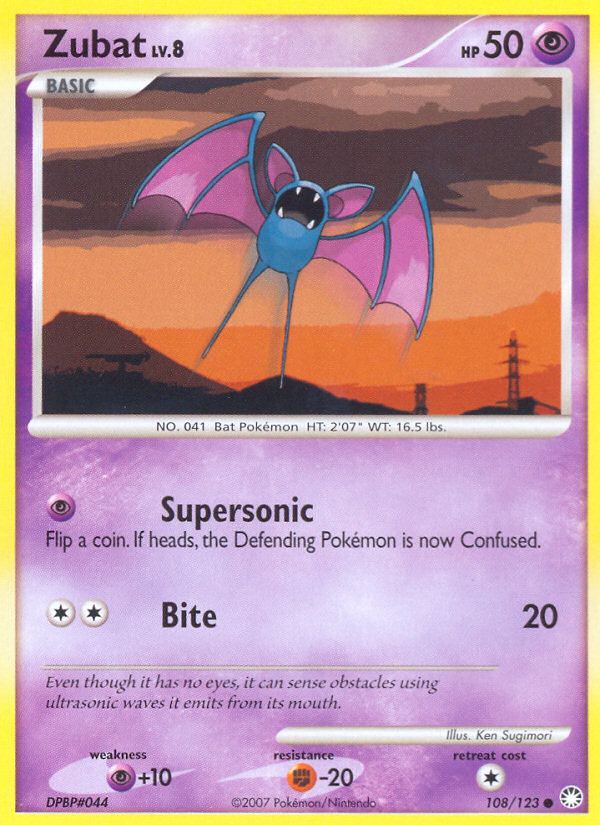 Zubat (108) [Mysterious Treasures] - Deck Out Gaming