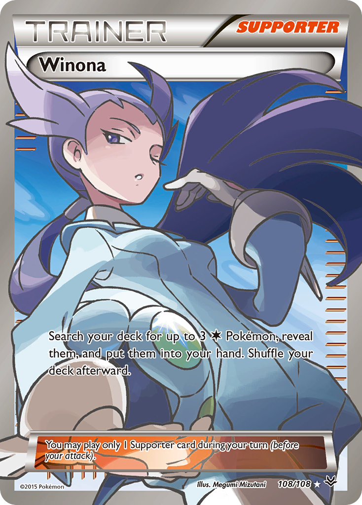 Winona (108 Full Art) (108) [XY - Roaring Skies] - Deck Out Gaming