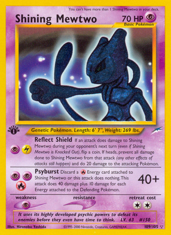 Shining Mewtwo (109/105) [Neo Destiny 1st Edition] - Deck Out Gaming