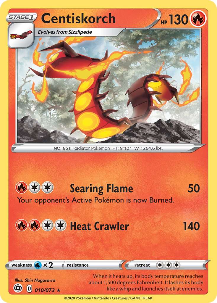 Centiskorch [Champion's Path] Reverse Holofoil - Deck Out Gaming