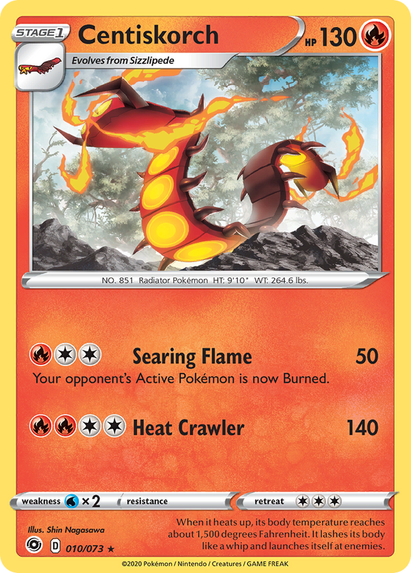 Centiskorch [Champion's Path] Reverse Holofoil - Deck Out Gaming