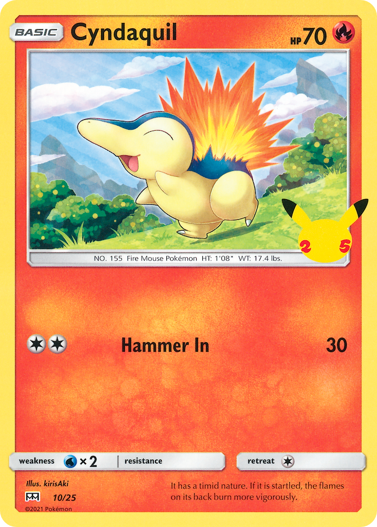 Cyndaquil (10) [McDonald's Collection 2021] Holofoil - Deck Out Gaming