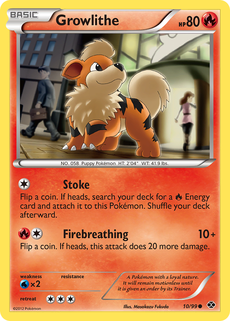 Growlithe (10) (10) [Next Destinies] Reverse Holofoil - Deck Out Gaming