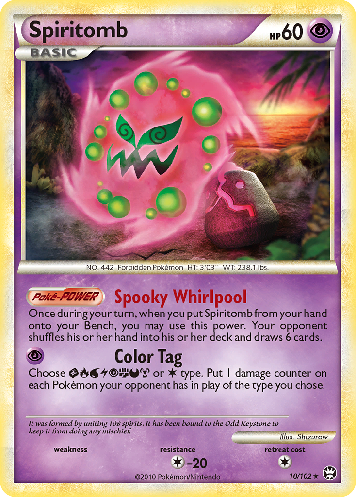 Spiritomb (10) [Triumphant] Reverse Holofoil - Deck Out Gaming