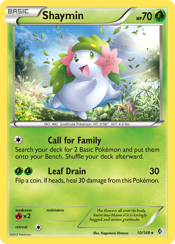 Shaymin (10) [Boundaries Crossed] - Deck Out Gaming