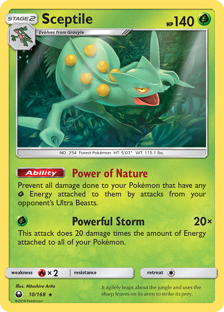 Sceptile (10) [SM - Celestial Storm] Reverse Holofoil - Deck Out Gaming