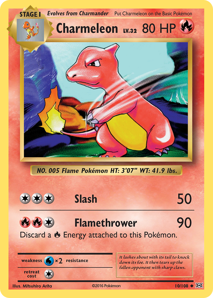 Charmeleon (10) [XY - Evolutions] Reverse Holofoil - Deck Out Gaming