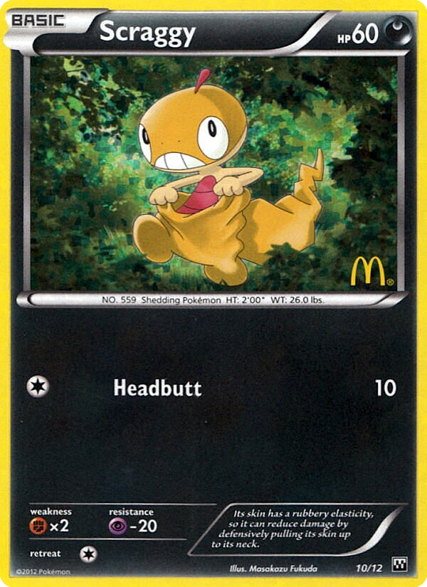 Scraggy (10) [McDonald's Promos 2012] - Deck Out Gaming