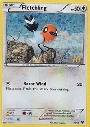 Fletchling (11) [McDonald's Promos 2014] - Deck Out Gaming